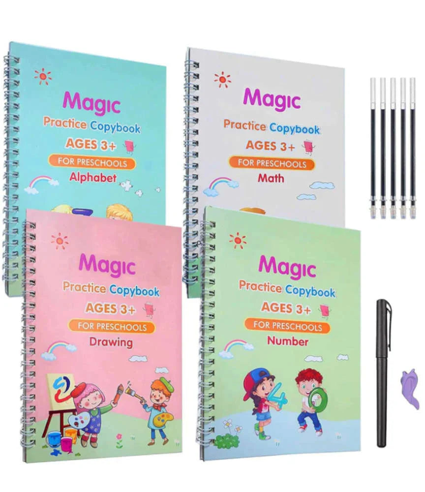 Magic Educational Pack (4 Books + 1 Pen + 5 Refills)